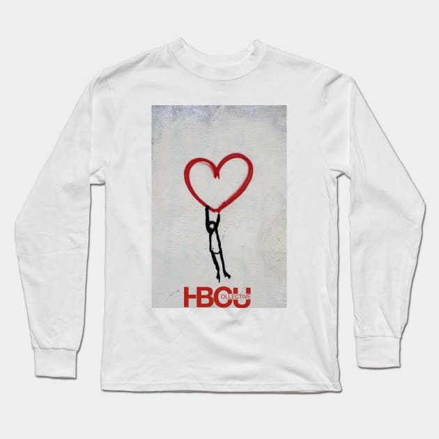 HBCU Love Design Long Sleeve T-Shirt by HBCUCollective